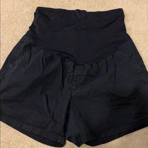 Black Maternity shorts